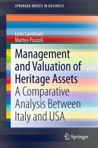 Cover of Management and Valuation of Heritage Assets