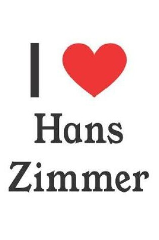 Cover of I Love Hans Zimmer