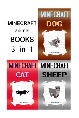 Book cover for Minecraft Animal Books
