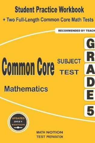Cover of Common Core Subject Test Mathematics Grade 5