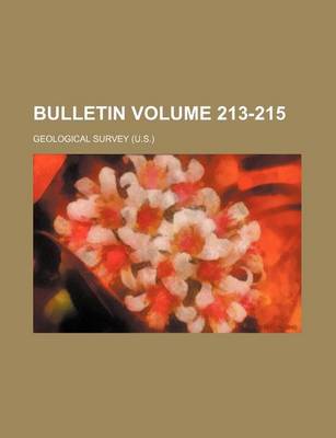 Book cover for Bulletin Volume 213-215