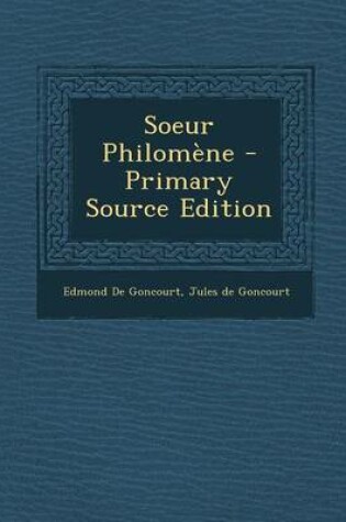 Cover of Soeur Philomene