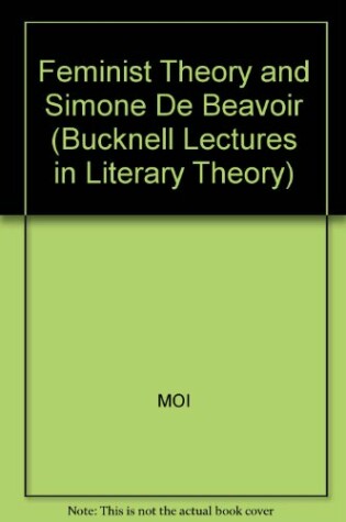 Cover of Feminist Theory and Simone De Beavoir