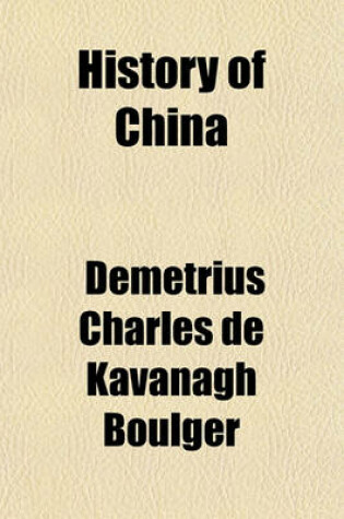 Cover of History of China (Volume 3)