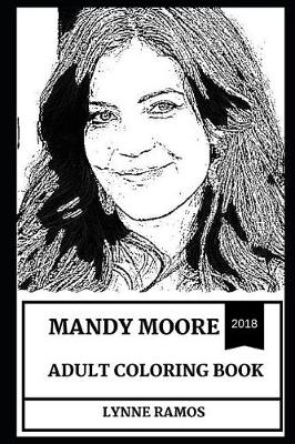 Cover of Mandy Moore Adult Coloring Book