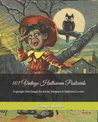 Book cover for 101 Vintage Halloween Postcards