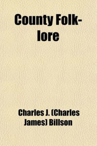 Cover of County Folk-Lore (Volume 2)