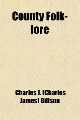 Book cover for County Folk-Lore (Volume 2)