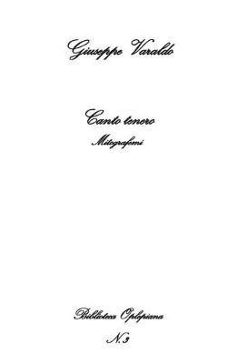 Cover of Canto tenero