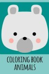 Book cover for coloring book animals