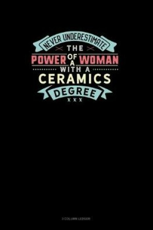 Cover of Never Underestimate The Power Of A Woman With A Ceramics Degree
