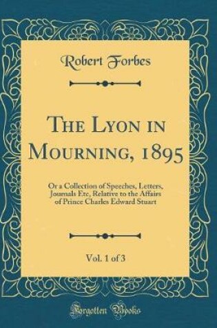 Cover of The Lyon in Mourning, 1895, Vol. 1 of 3