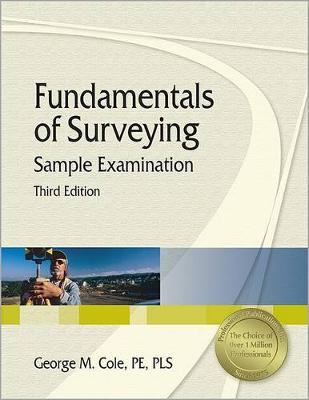 Book cover for Fundamentals of Surveying Sample Examination