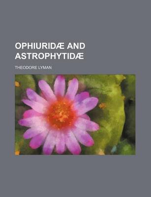 Book cover for Ophiuridae and Astrophytidae