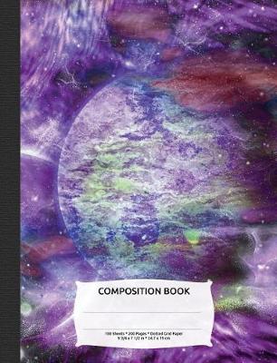 Book cover for Outer Space Planet Composition Notebook, Dot Grid