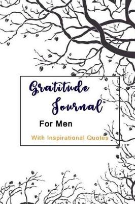 Book cover for Gratitude Journal for Men with Inspirational Quotes