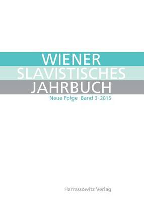 Cover of Wiener Slavistisches Jahrbuch. Neue Folge 3, 2015