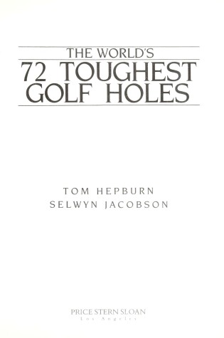 Cover of World's Toughest Golf