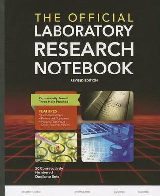 Book cover for The Official Laboratory Research Notebook (50 duplicate sets)