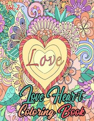 Book cover for Heart Love Coloring Book Vol-2