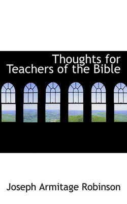 Book cover for Thoughts for Teachers of the Bible