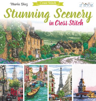 Book cover for Stunning Scenery in Cross Stitch