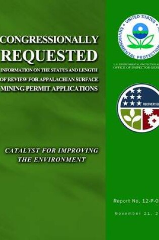 Cover of Congressionally Requested Information on the Status and Length of Review for Appalachian Surface Mining Permit Application