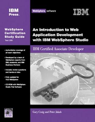 Book cover for An Introduction to Web Application Development with IBM WebSphere Studio