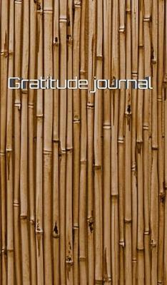 Book cover for faux Bamboo gratitude creatve Journal