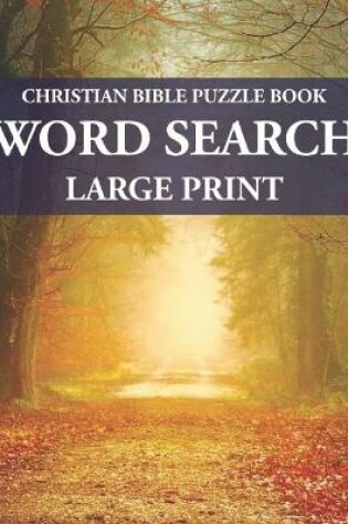 Cover of Christian Bible Puzzle Book Word Search