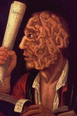 Book cover for Painting Giuseppe Arcimboldo Portrait of Adam Journal