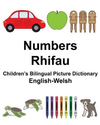 Book cover for English-Welsh Numbers/Rhifau Children's Bilingual Picture Dictionary