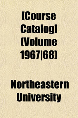 Book cover for [Course Catalog] (Volume 1967-68)