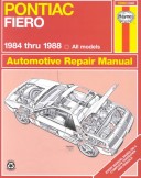 Book cover for Pontiac Fiero, 1984-87 Owners Workshop Manual