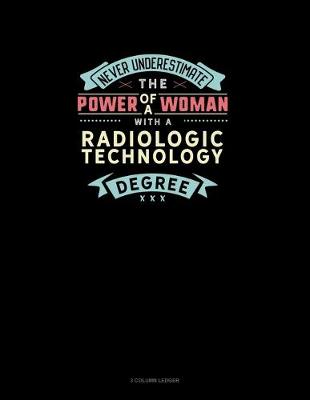 Cover of Never Underestimate The Power Of A Woman With A Radiologic Technology Degree