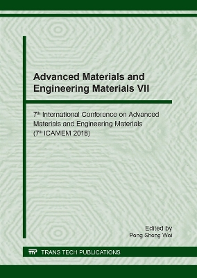 Cover of Advanced Materials and Engineering Materials VII