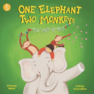 Book cover for One Elephant Two Monkeys