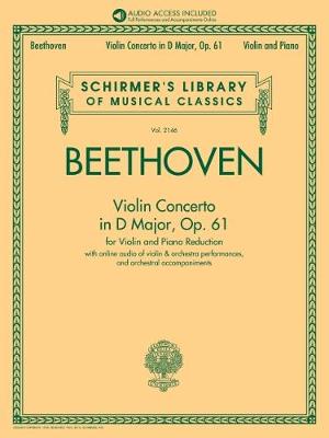 Book cover for Violin Concerto in D Major, Op. 61