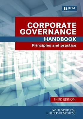 Cover of Corporate governance handbook