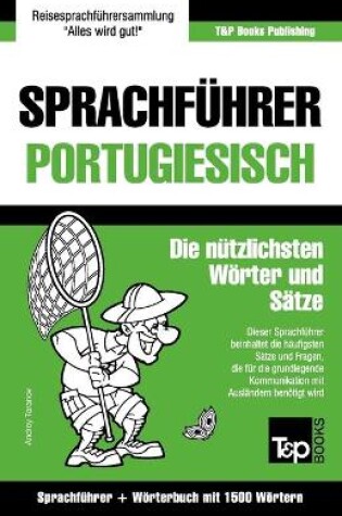 Cover of Sprachfuhrer Deutsch-Portugiesisch und Kompaktwoerterbuch mit 1500 Woertern