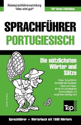 Book cover for Sprachfuhrer Deutsch-Portugiesisch und Kompaktwoerterbuch mit 1500 Woertern