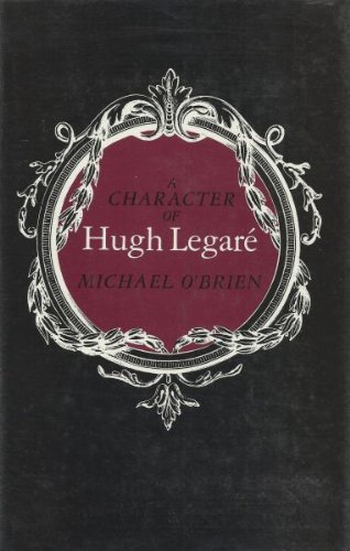 Book cover for A Character of Hugh Legare