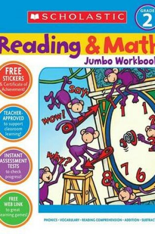 Cover of Reading & Math Jumbo Workbook: Grade 2