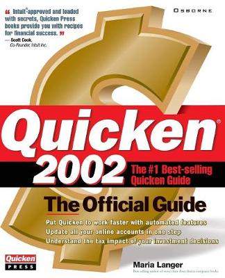 Cover of Quicken 2002: the Official Guide