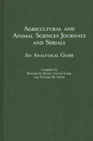 Cover of Agricultural and Animal Sciences Journals and Serials