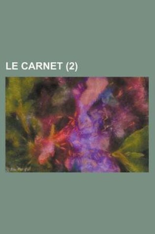 Cover of Le Carnet (2 )