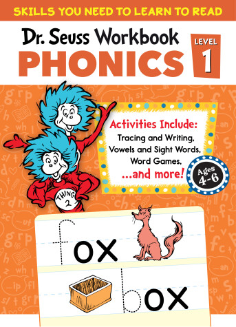 Book cover for Dr. Seuss Phonics Level 1 Workbook