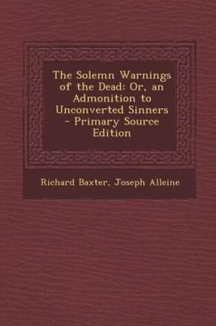 Cover of The Solemn Warnings of the Dead