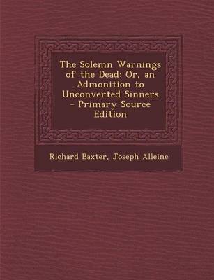 Book cover for The Solemn Warnings of the Dead