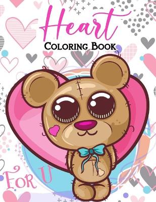 Book cover for Heart Coloring Book
